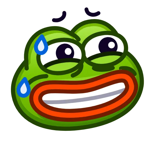 Стикер 2 Pepe Emoji