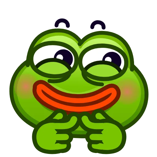 Стикер 4 Pepe Emoji