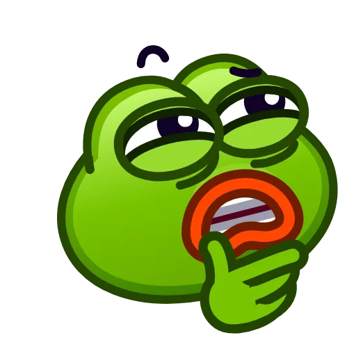 Стикер 20 Pepe Emoji