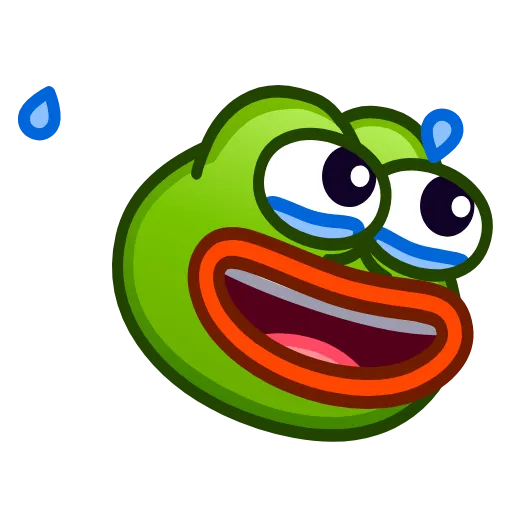 Стикер 3 Pepe Emoji
