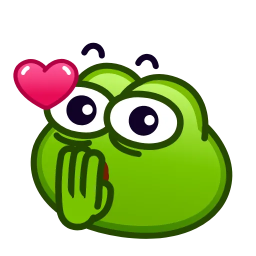 Стикер 8 Pepe Emoji