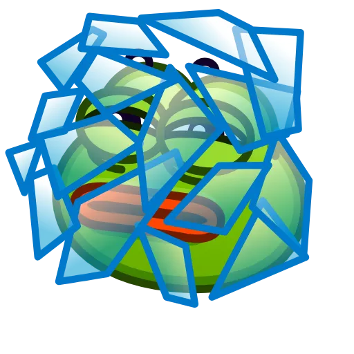 Стикер 18 Pepe Emoji