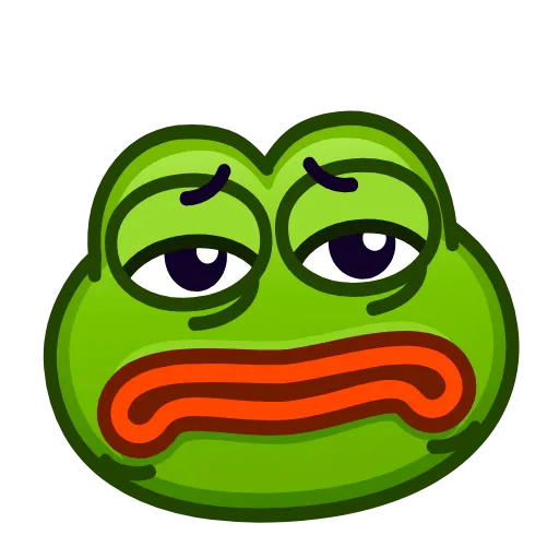 Стикер 13 Pepe Emoji