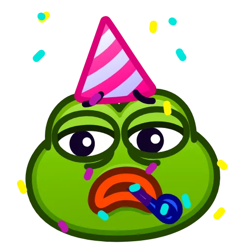 Стикер 12 Pepe Emoji