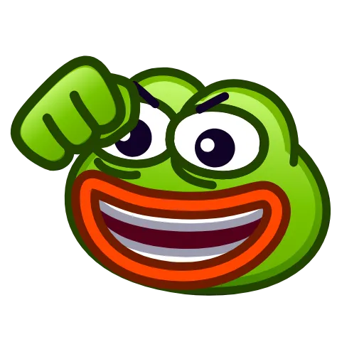 Стикер 31 Pepe Emoji