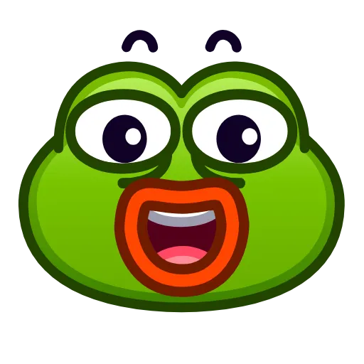 Стикер 7 Pepe Emoji