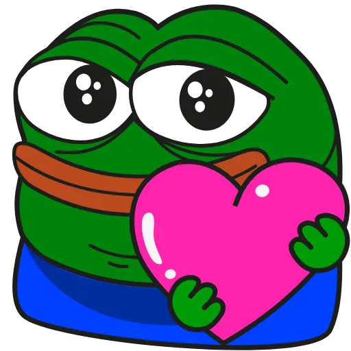 Стикер 14 Pepe Gif Emoji