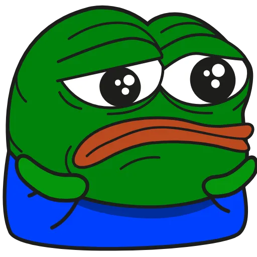 Стикер 36 Pepe Gif Emoji