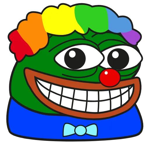 Стикер 3 Pepe Gif Emoji