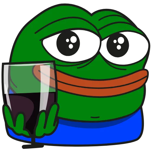 Стикер 27 Pepe Gif Emoji