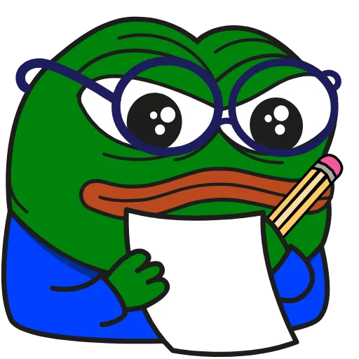 Стикер 29 Pepe Gif Emoji