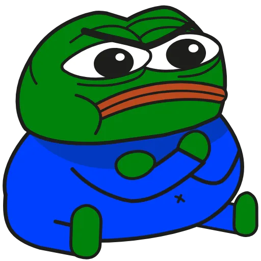 Стикер 5 Pepe Gif Emoji