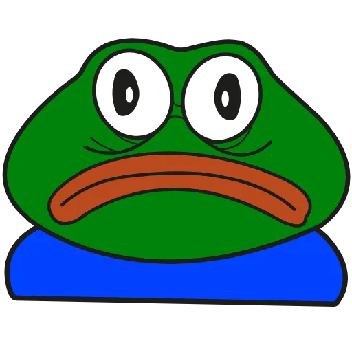 Стикер 16 Pepe Gif Emoji