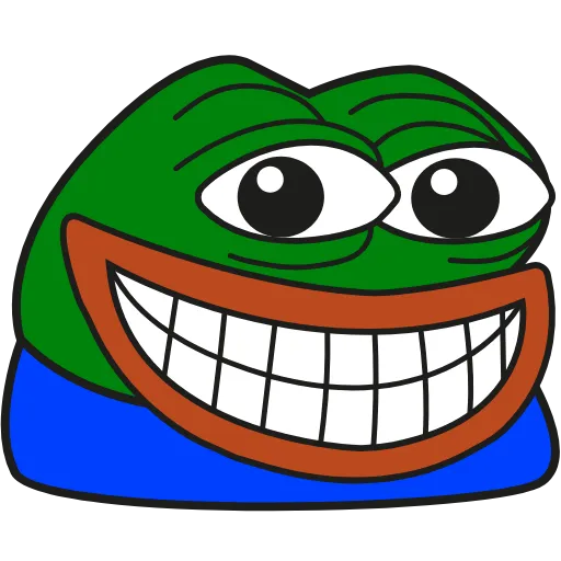 Стикер 21 Pepe Gif Emoji