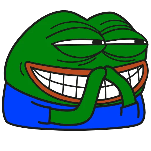 Стикер 17 Pepe Gif Emoji