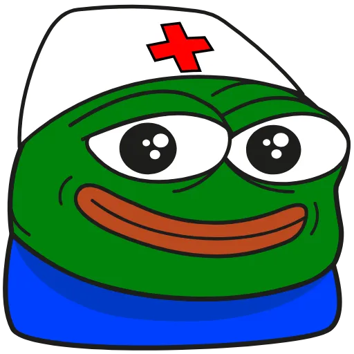 Стикер 34 Pepe Gif Emoji