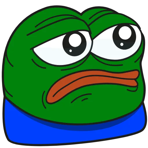 Стикер 39 Pepe Gif Emoji