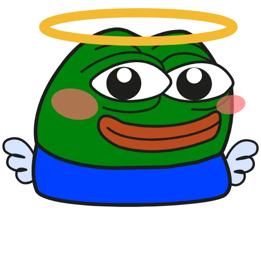 Стикер 2 Pepe Gif Emoji