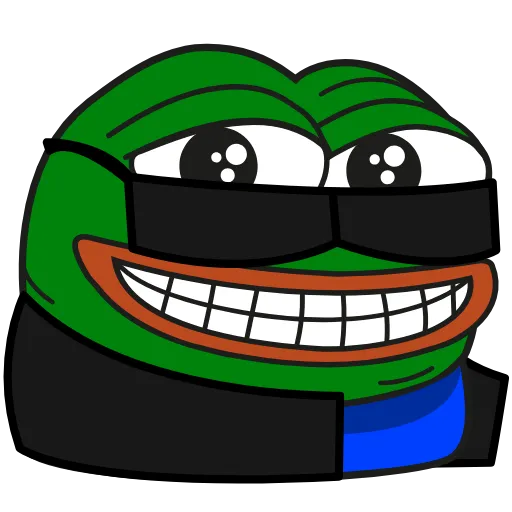 Стикер 24 Pepe Gif Emoji