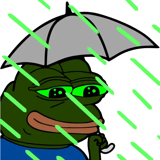 ☔️ Эмодзи «Pepe Toxic» для Telegram