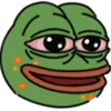 Стикер 18 Pepehead