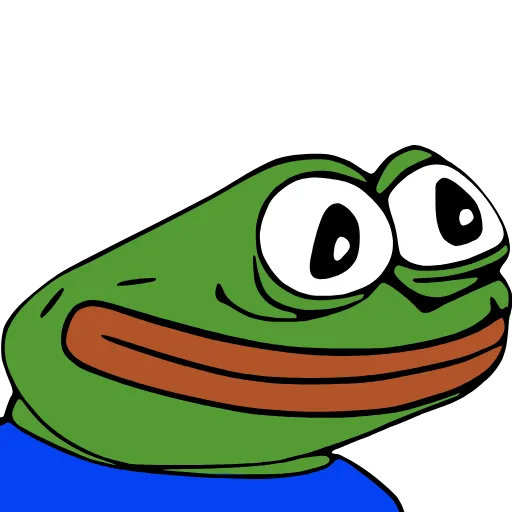 Стикер 32 Pepega Emoji