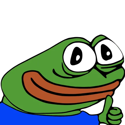 Стикер 34 Pepega Emoji