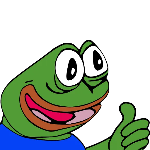 Стикер 30 Pepega Emoji