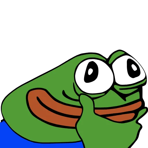 Стикер 35 Pepega Emoji