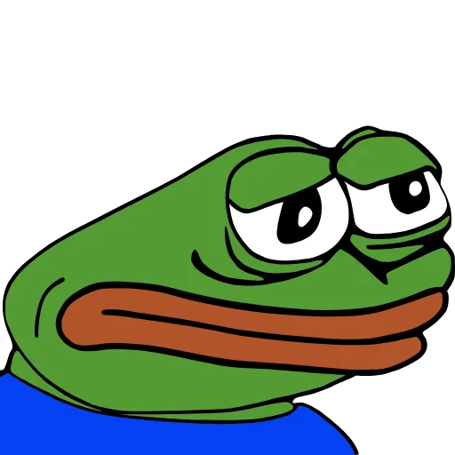 Стикер 54 Pepega Emoji