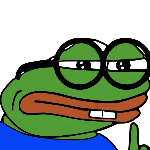 Стикер 25 Pepega Emoji