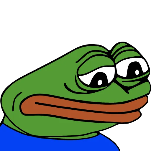 Стикер 18 Pepega Emoji
