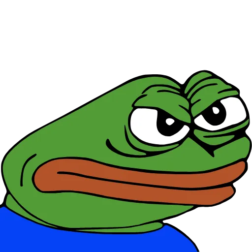 Стикер 19 Pepega Emoji