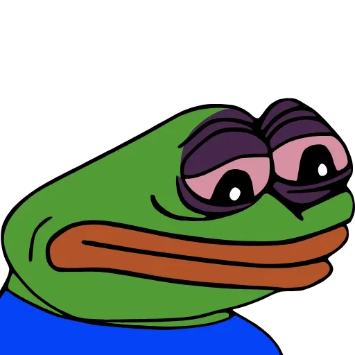 Стикер 53 Pepega Emoji