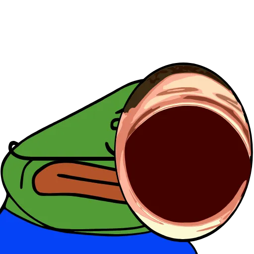 Стикер 43 Pepega Emoji