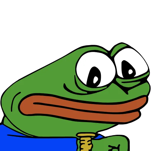 Стикер 33 Pepega Emoji
