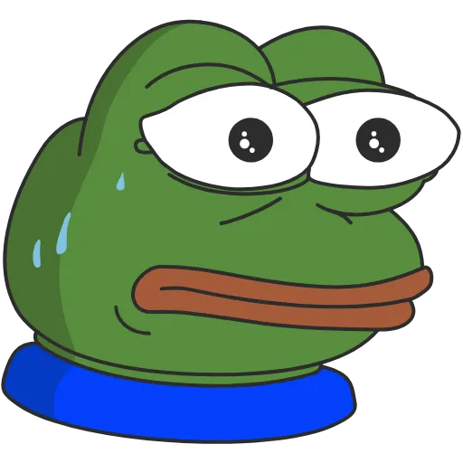 Стикер 20 Pepe the frog