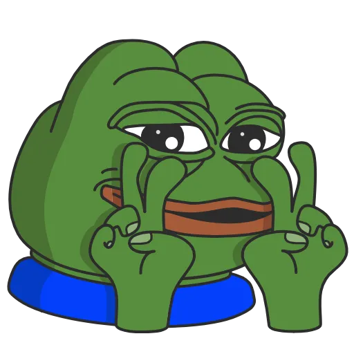 Стикер 2 Pepe the frog
