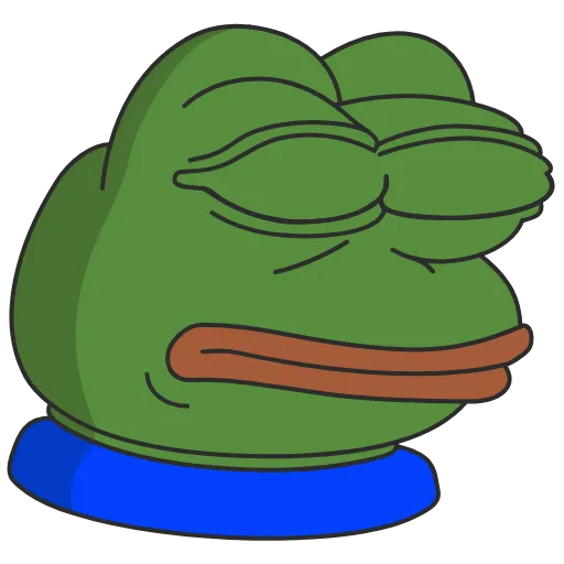Стикер 3 Pepe the frog