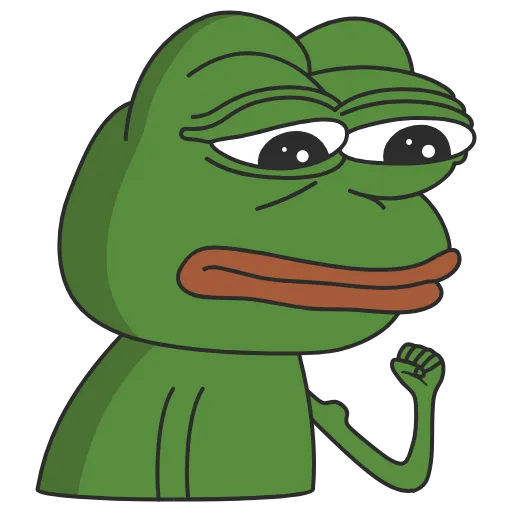 Стикер 5 Pepe the frog