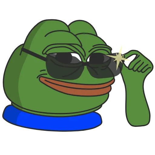 Стикер 6 Pepe the frog