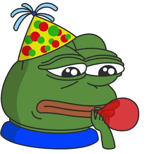 Стикер 7 Pepe the frog