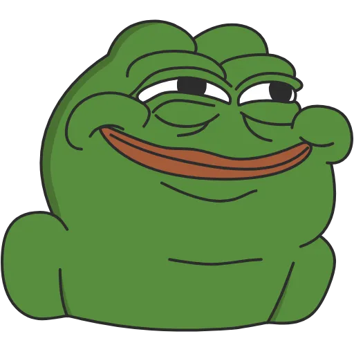 Стикер 11 Pepe the frog