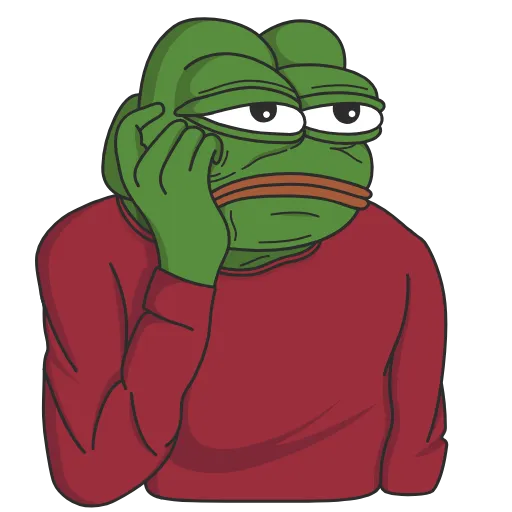 Стикер 12 Pepe the frog