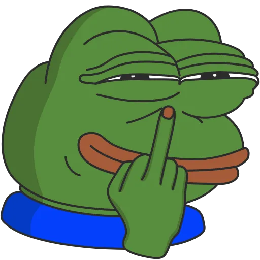 Стикер 13 Pepe the frog