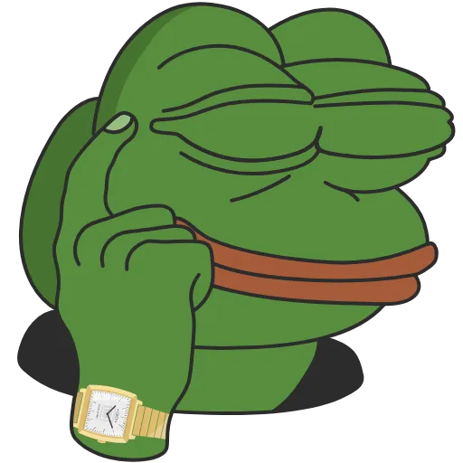 Стикер 16 Pepe the frog