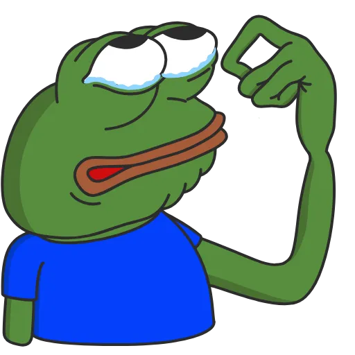 Стикер 25 Pepe the frog