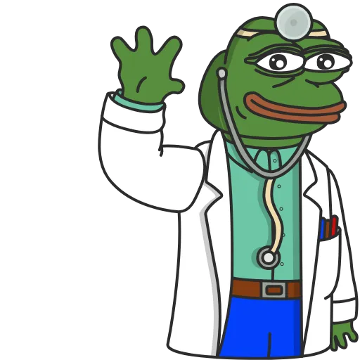 Стикер 28 Pepe the frog