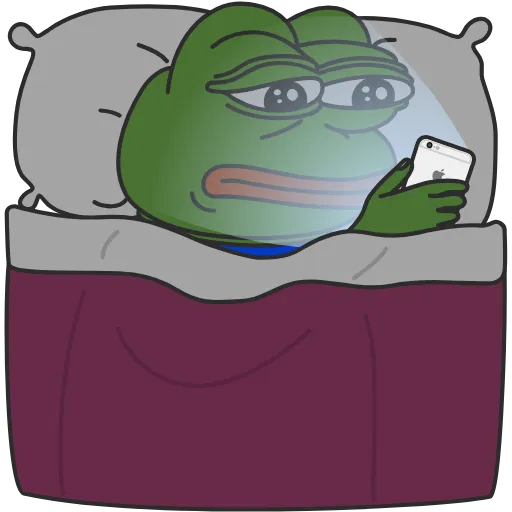 Стикер 33 Pepe the frog