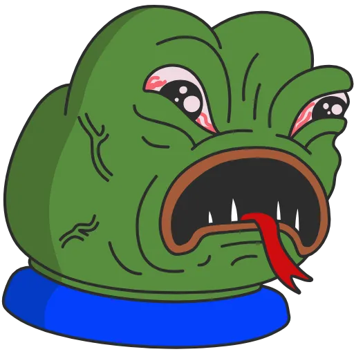 Стикер 39 Pepe the frog